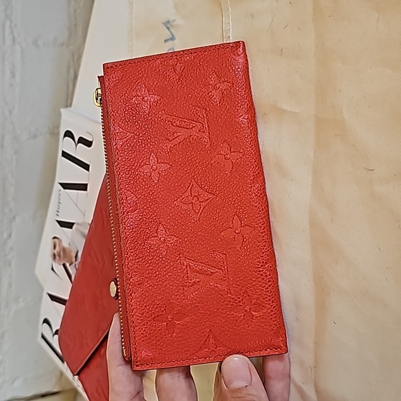 Louis Vuitton Portefeuille Curieuse Empreinte Red Wallet 2in1 - Picture 15 of 17
